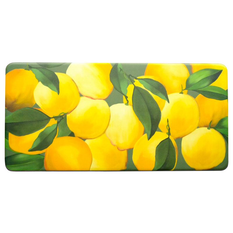 Red Barrel Studio® Easterbrooks Lemons Kitchen Mat & Reviews Wayfair